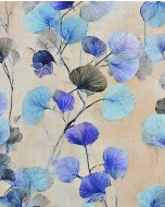 Viscose Linen Digital Leaves 6066