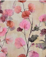 Viscose Linen Digital Leaves 6066